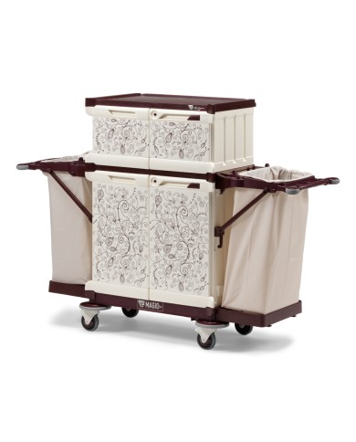 MagicArt 27 Safety Plus Carrello alberghiero chiuso decorato con motivi grafici