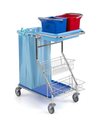 Modular 110 carrello cromato multiuso