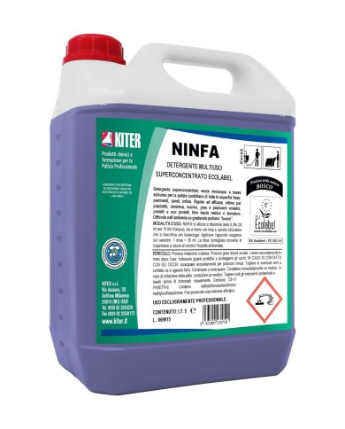 Ninfa (Licenza Ecolabel EU IT/20/14) 5lt + pompa dosatrice