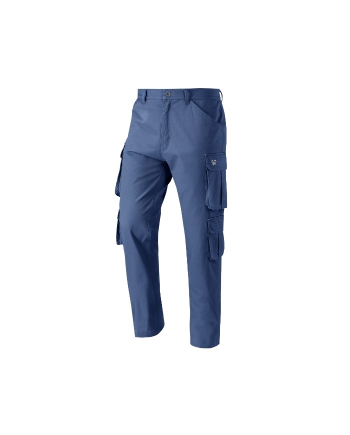 Pantalone Coast stretch multitasche lavato in capo 97% cotone 3% elastan Tg.S-3XL