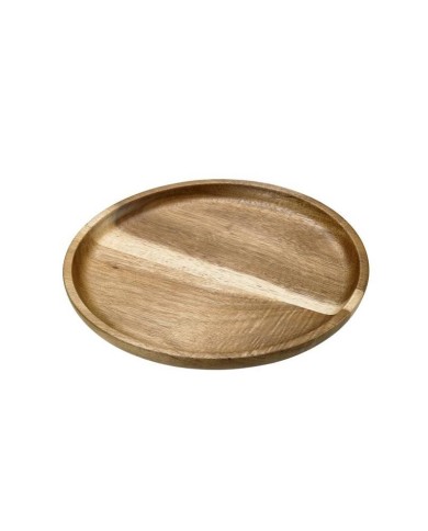 Piatto rotondo in legno di acacia Ø25x2cm