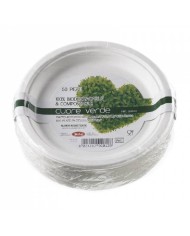 Piatto rotondo in polpa di cellulosa compostabile Ø26cm 50pz