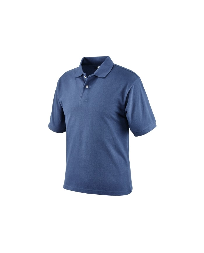 Polo 100% cotone blu Tg.S-XL-XXL