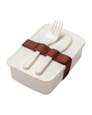 Porta pranzo in PP, con posate incluse