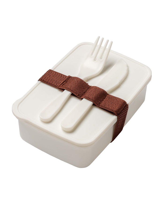 Porta pranzo in PP, con posate incluse