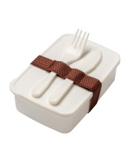Porta pranzo in PP, con posate incluse
