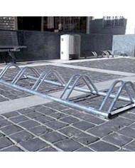 Portabici 5 posti art. ML5  zincato a caldo con piastre