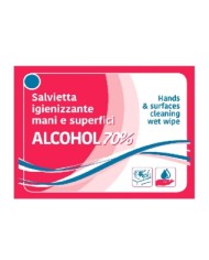 Salvietta igienizzante mani imbustata singolarmente 12,5x19cm 400pz