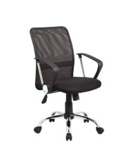 Seduta operativa nera a rete Office Products Lipsi 23023211-05