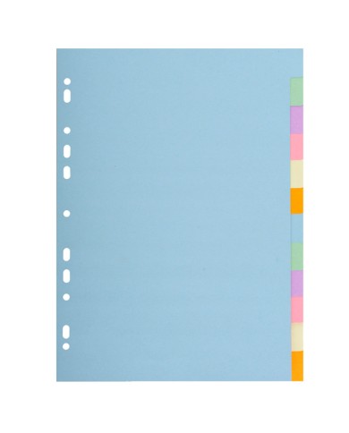 Separatore Forever Pastel A4 12 tasti cartoncino 170gr Exacompta