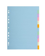 Separatore Forever Pastel A4 12 tasti cartoncino 170gr Exacompta