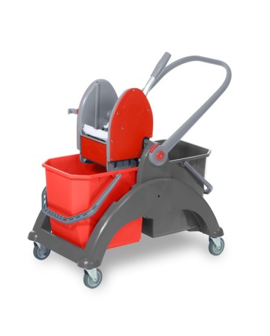 SKY2.25MP Carrello duo 2x25lt con manico plastica + Elparoll