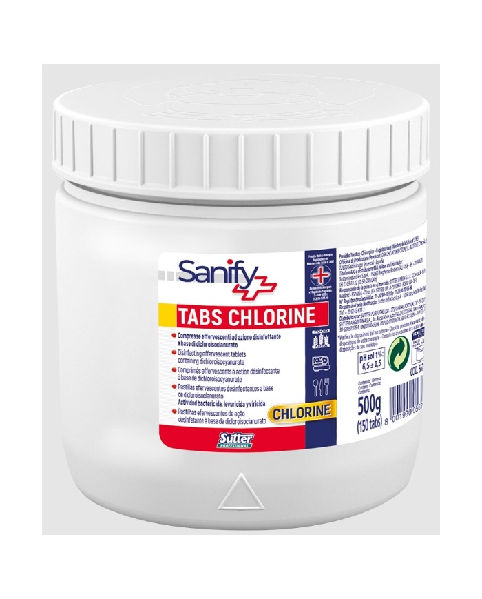 Tabs Chlorine 150 tabs (Min.Multipli 12pz)