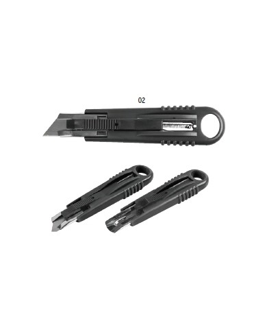 Taglierino con lama retrattile automatica, medio