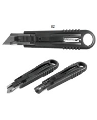 Taglierino con lama retrattile automatica, medio