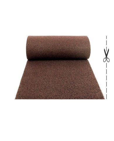 Tappeto Gipsy ricciolo vinilico da esterno marrone