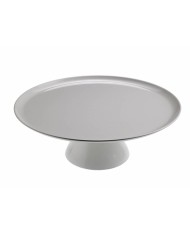 Tortiera rotonda in melamina bianca "Le Perle" Ø35x10cm