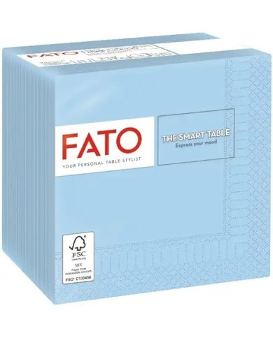 Tovagliolo 24x24 Smart Azzurro 2V 100pzx24