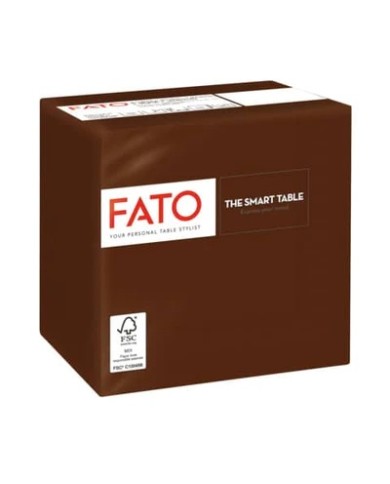 Tovagliolo 24x24 Smart Cioccolata 2V 100pzx24