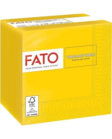 Tovagliolo 24x24 Smart Giallo 2V 100pzx24