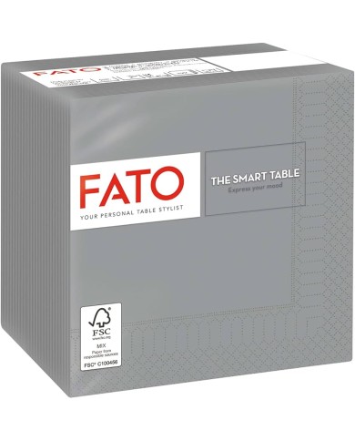 Tovagliolo 24x24 Smart Grigio 2V 100pzx24