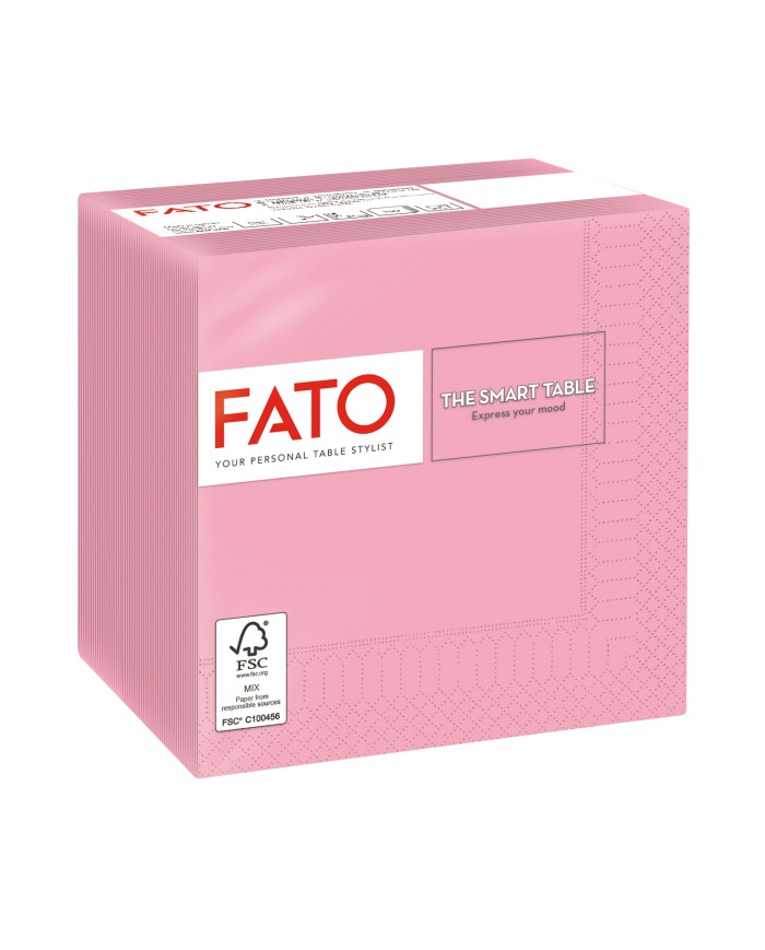 Tovagliolo 24x24 Smart Rosa 2V 100pzx24