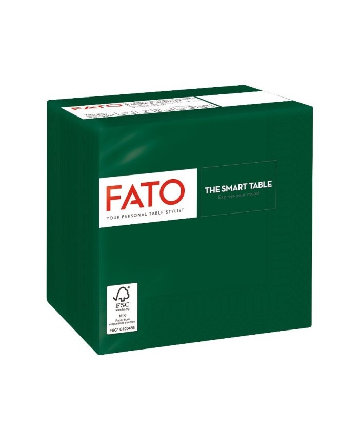 Tovagliolo 24x24 Smart Verde foresta 2V 100pzx24