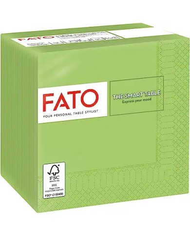 Tovagliolo 24x24 Smart Verde mela 2V 100pzx24