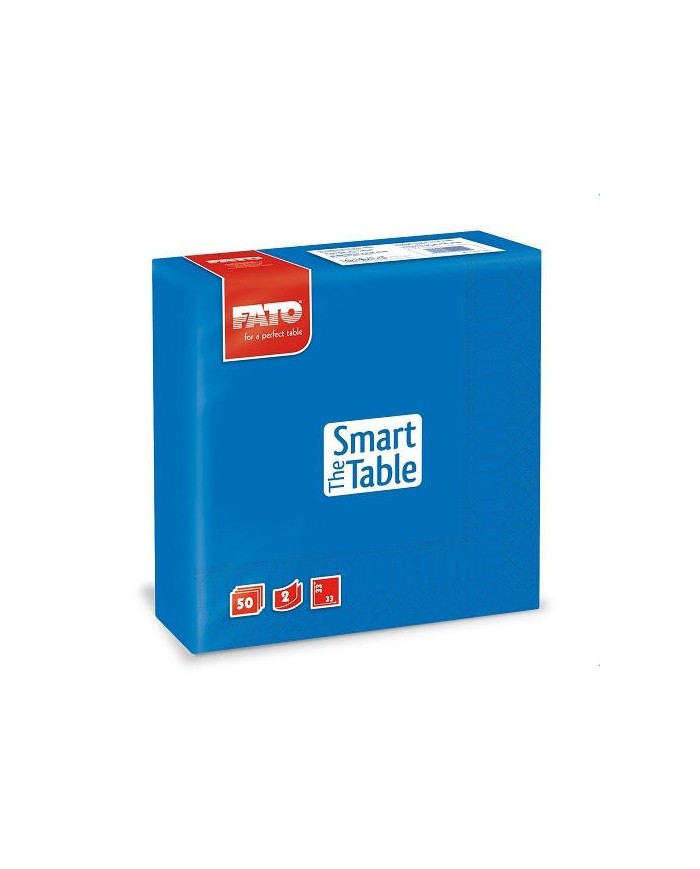 Tovagliolo 33x33 Smart Blu genziana 2V 50pzx24