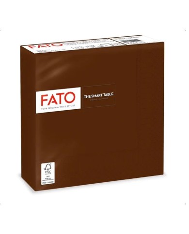 Tovagliolo 33x33 Smart Cioccolata 2V 50pzx24
