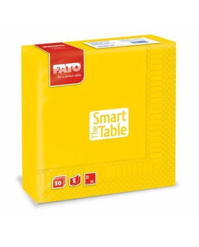Tovagliolo 33x33 Smart Giallo Table 2V 50pzx24
