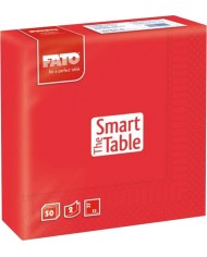 Tovagliolo 33x33 Smart Rosso 2V 50pzx24