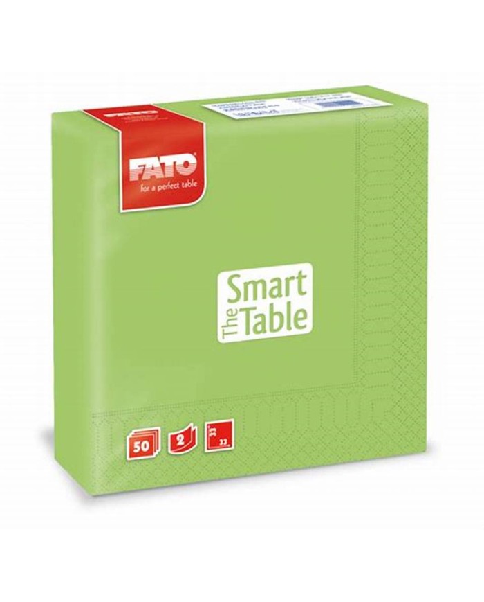 Tovagliolo 33x33 Smart Verde mela 2V 50pzx24