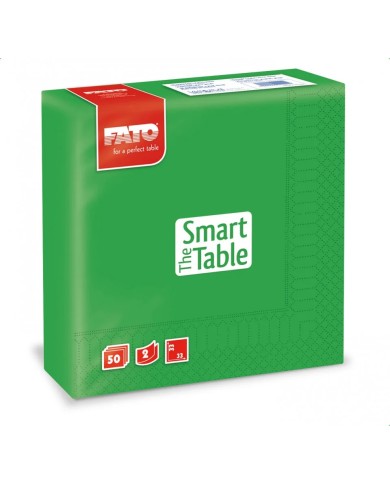 Tovagliolo 33x33 Smart Verde smeraldo 2V 50pzx24