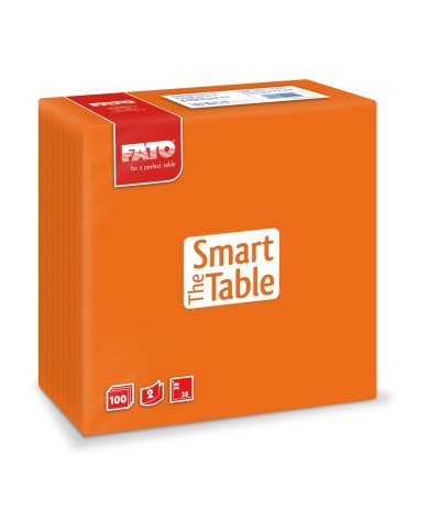 Tovagliolo 38x38 Smart Arancione 2V 100pzx18