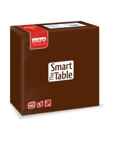 Tovagliolo 38x38 Smart Cioccolata 2V 100pzx18