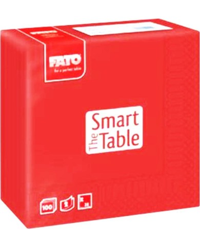 Tovagliolo 38x38 Smart Rosso 2V 100pzx18