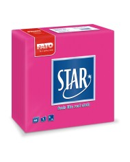 Tovagliolo 38X38 Star microcollato fucsia 2V 40pzx30