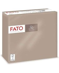 Tovagliolo 38X38 Star microcollato Tortora 2V 40pzx30