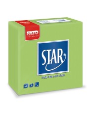Tovagliolo 38X38 Star microcollato Verde mela 2V 40pzx30