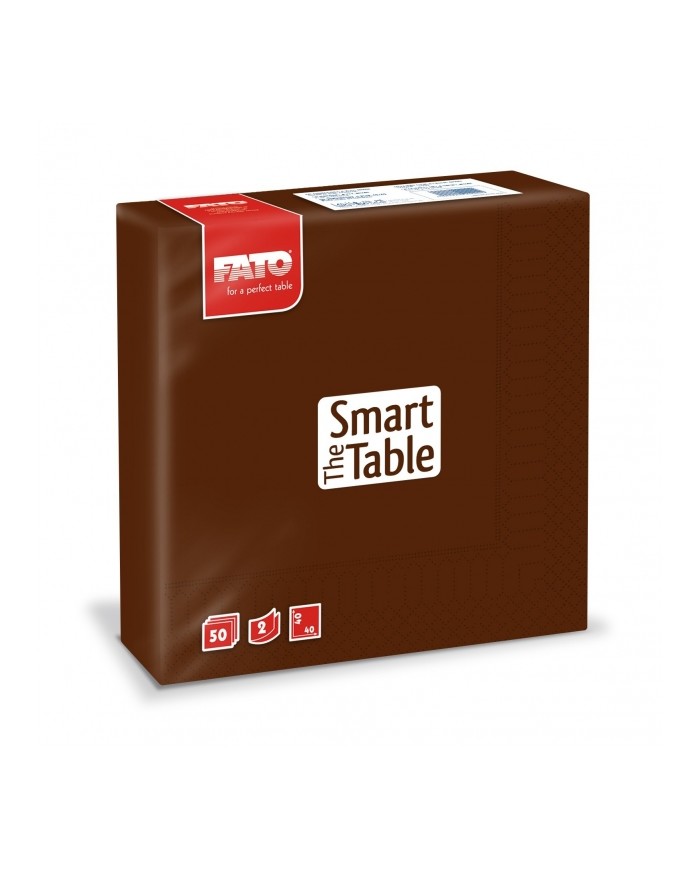 Tovagliolo 40x40 Smart cioccolato 2V 50pzx20