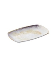 Vassoio Galassia rettangolare in melamina decorato 23,5x15x2,5 cm