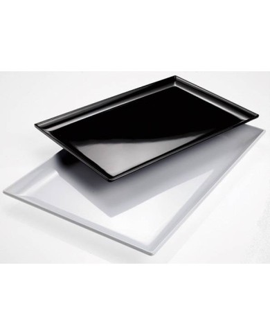 Vassoio rettangolare melamina biancoo 35x24x2,3 cm