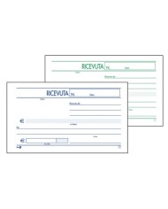 Blocco ricevute generiche 2 copie autoricalcanti 10x17cm 50 fogli BM (Min.Mul./5)