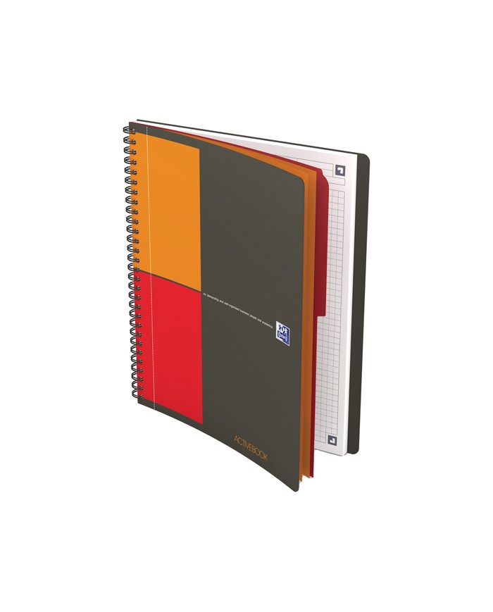 Blocco spiralato International Favorit formato Notebook 18x25cm 80gr 80 fogli Oxford
