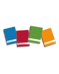 Blocco spiralato Quablock Original 22x29,7cm quadretto 5mm 120 fogli 80gr 4 fori spiralato Pigna (Min.Mul./5)