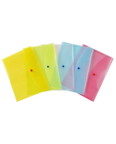 Busta con bottone PPL 22x30cm colori assortiti Starline (Min.Mul./5)