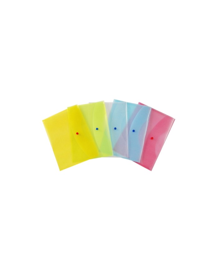 Busta con bottone PPL 22x30cm colori assortiti Starline (Min.Mul./5)