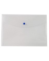 Busta con bottone PPL 22x30cm trasparente neutro Starline (Min.Mul./5)