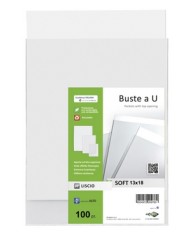 Buste a sacco Soft PPL 13x18 cm liscio trasparente Sei Rota 100 pezzi